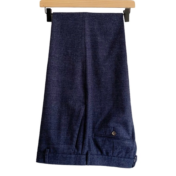 J. Crew Plaid Wool Blend Ludlow Slim Fit Pants - Picture 3 of 16